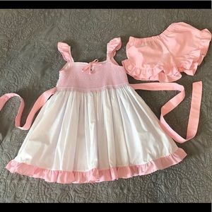 Well Dressed Wolf Pink Marshmallow with bloomers